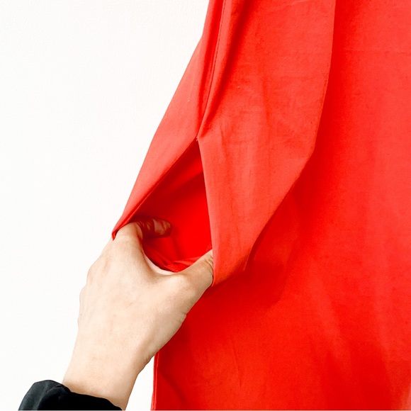 *NWT* Heyton Preppy Holiday Casual Chic Scalloped Hem Vibrant Cotton Mini Dress - Picture 5 of 9